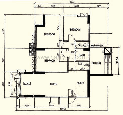 District 5 Schoolhouse Floor Plan - 4 room hdb singapore real estate harry liu District 5 Schoolhouse Floor Plan - 4 room hdb singapore real estate harry liu